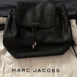 Marc Jacobs Pike Place Pebbled  Leather  Backpack